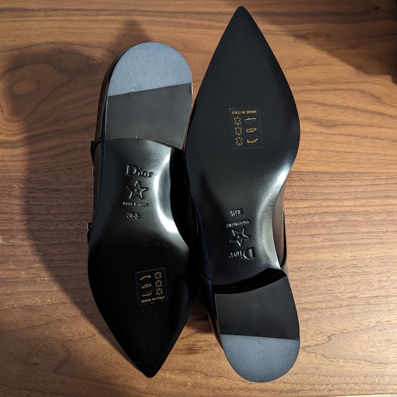 NWT Christian Dior Double Monk Strap Brushed Calf Skin Swing Shoe - EU 36.5 - Picture 6 of 8